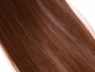 Preview: Haarteil Zopf Pferdeschwanz glatt 60 cm zum anklipsen Haarverlängerung Pony in der Farbe mahagoni NEU