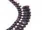Mobile Preview: Statement Halskette Kette Perlen Kette XXL Collier Damen-Kette in schwarz mit Strass-Steinen Modeschmuck Schmuck
